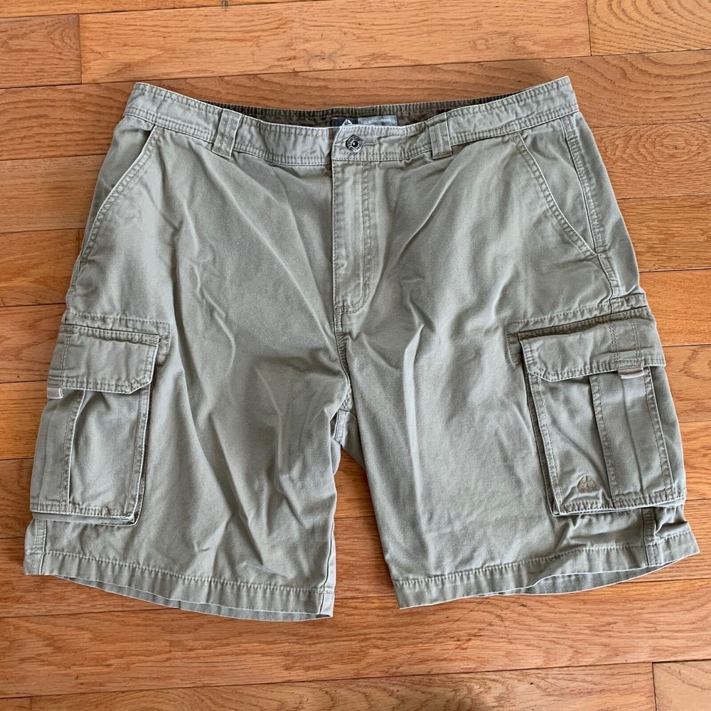 Vintage Nike ACG Shorts Mens 40 Cargo Light Brown Streetwear Hiking Skater Y2K